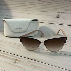Tom Ford Women's Fany TF368 TF/368 Fashion Round Sunglasses